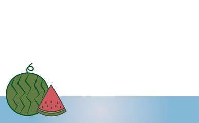 残暑見舞い用テンプレート
