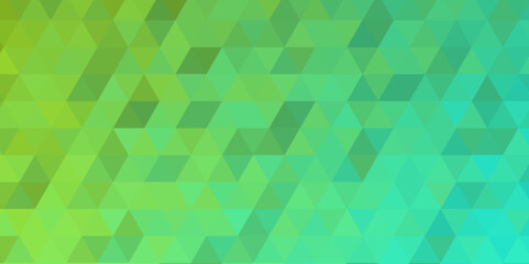 Abstract green seamless geometric low polygon pattern .geometric wall tile polygonal pattern design .abstract small mosaic tringles vector illustration ,business design template .