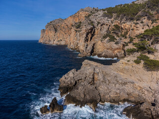 Naklejka premium Alconàsser , Urbanization of Béns d'Avall Soller,, Majorca, Balearic Islands, Spain