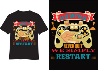 Gaming unique T-shirt design 