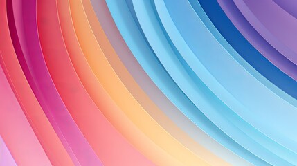 Obraz premium Vertical rainbow-colored strip waves form an abstract background, adding vibrancy and movement to the composition.
