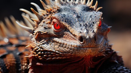 head of iguana