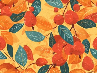 Embrace the nostalgic charm of autumn with a vintage-inspired wallpaper.
