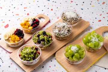 Berry, kiwi, Greek yogurt, plain, yogurt, fruit, nuts, fruits, vegetables, vegan, salad