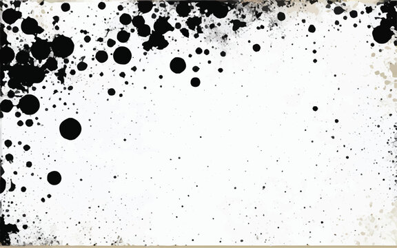 Abstract background. Monochrome texture. Image includes a effect the black and white tones. Black and white Grunge texture. EPS 10. Vector Illustration.                                                