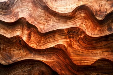 Abstract Wooden Waves Texture - Elegant Natural Patterns for Backgrounds and Artistic Designs