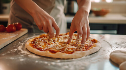 The Joy of Preparing Fresh Pizza at Home.