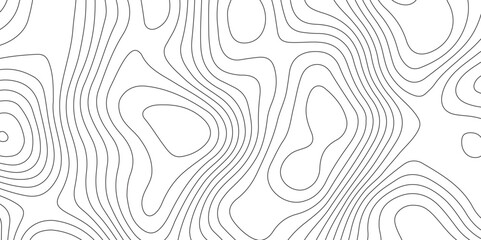 Topographic map background geographic line map pattern .panorama view black color wave curve lines .geographic mountain relief abstract grid .the concept map of a conditional geography map .