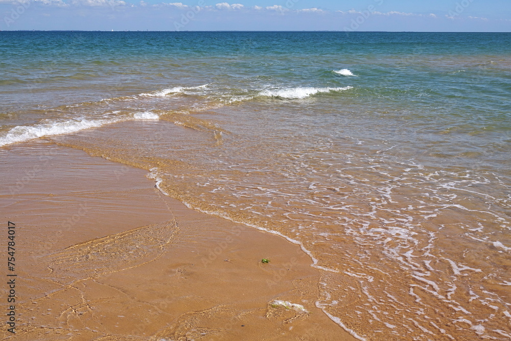 Canvas Prints Sandstrand an der Ile de Re