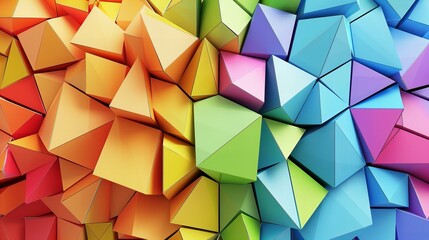 Obraz premium abstract background with triangles