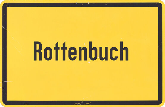 Ortsschild Rottenbuch