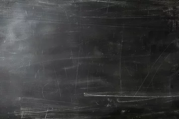 Foto op Plexiglas A black chalkboard with a lot of writing on it © BetterPhoto