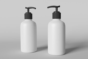 Pump Bottle Mockup For Liquid Soap