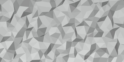 Abstract gray seamless geometric low polygon pattern .geometric wall tile polygonal pattern design .abstract vector illustration ,business design template.