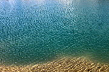 Beach on the Mediterranean Sea in Tel Aviv.