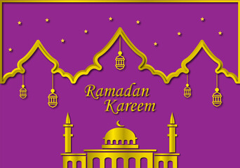 Ramadan Kareem Design Template- Illustration