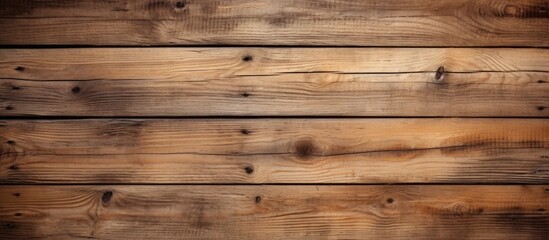 This close-up shows a detailed view of weathered wood planks on a brown background. The texture of the old wood is visible, highlighting its worn and rugged appearance.