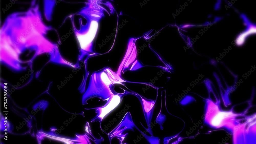 Poster abstract background of moving waves animation