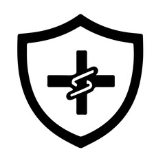 shield with plus icon