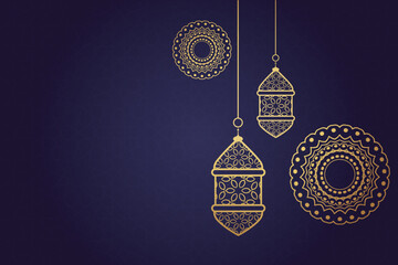 Eid al-Fitr, Ramadhan decorative greeting card