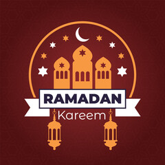 Eid al-Fitr, Ramadhan decorative greeting card