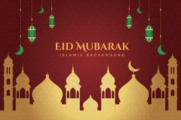 Eid al-Fitr, Ramadhan decorative greeting card