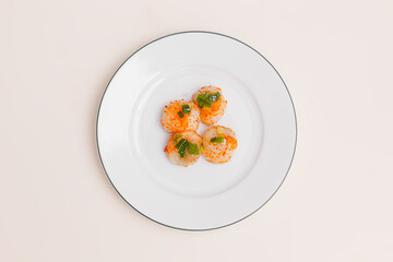 Banh it tran, Vietnamese Sticky Rice Dumplings, Vietnamese food isolated on white background, top view