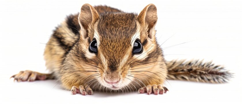  a close up of a small rodent looking at the camera with a surprised look on it's face.