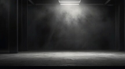 Dark Smoke Podium for Mesmerizing Product Displays ,spotlight on stage