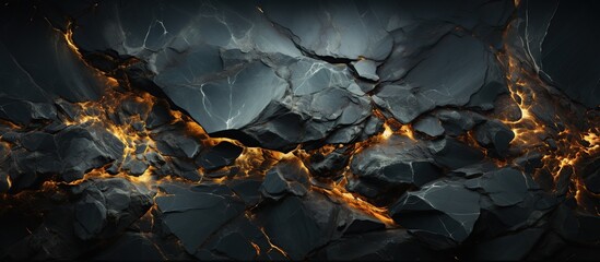 lava flow with a glowing effect. Abstract background.