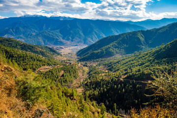 Overlooking the Verdant Valleys on the Way from Rara Lake to Jumla, Nepal