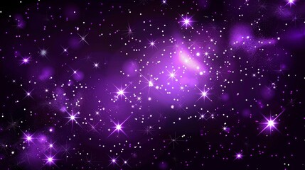 Obraz premium Starlight purple background