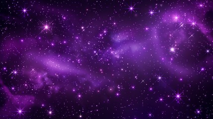 Fototapeta premium Starlight purple background