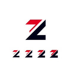 Technical future font, digital cyber alphabet, set of four different thicknesses of the trendy modern letter