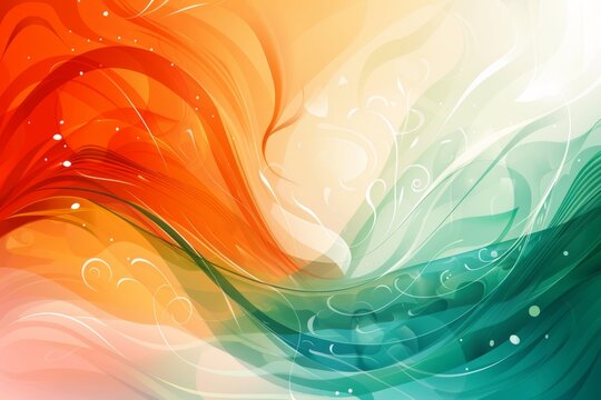 Abstract colorful background. Abstract background for Republic Day Iran