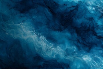 Abstract watercolor paint background by gradient deep blue color with liquid fluid grunge texture for background banner
 - obrazy, fototapety, plakaty