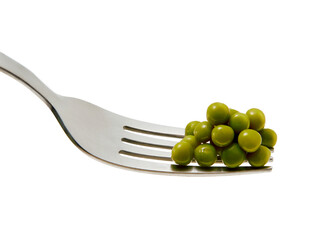 Peas fork isolated on transparent background. - 754812423
