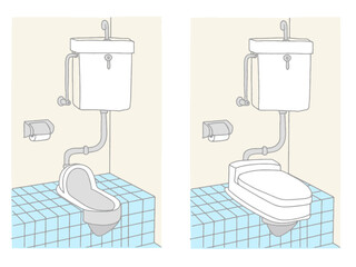 和式トイレをリノベーション