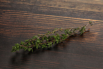 Thyme - aromatic seasoning herbal plant