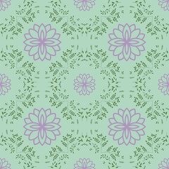 Seamless pattern for fabric pattern, textile design, illustration, and background, hand draws