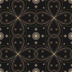 Seamless pattern for fabric pattern, textile design, illustration, and background, hand draws