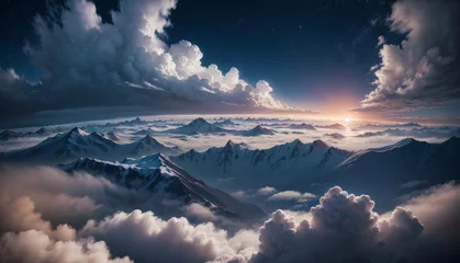 Rolgordijnen epic gorgeous universe © PolyGeek