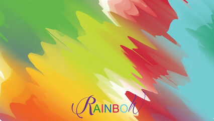 Fototapeta na wymiar Rainbow colorful background for the rainbow festival.