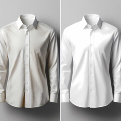 depicting a white shirt before and after cleaning, showcasing the contrast between soiled and pristine 
generative ai 