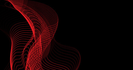 Modern dark red banner background abstract geometric pattern light. Abstract blue background banner poster with dynamic. technology network