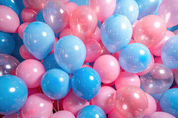 Background of colored balloons for a birthday or holiday