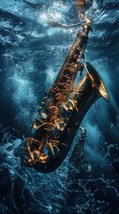 The sound of saxophones and trumpets mingles with the gentle lapping of the waves to create a symphony of underwater music