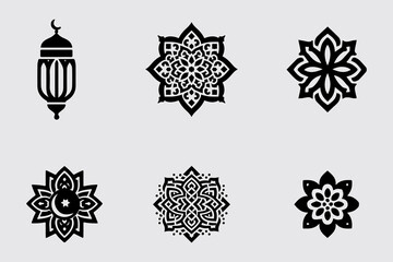 Illustrations of Islamic Lantern that can be edited are suitable for use during Eid al-Fitr and Eid al-Adha © IconicEra