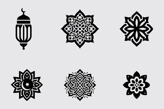Illustrations of Islamic Lantern that can be edited are suitable for use during Eid al-Fitr and Eid al-Adha