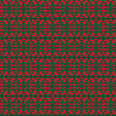 Christmas Fair Isle Seamless Pattern Design